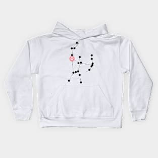 Ardra Nakshatra Hindu Vedic Sidereal Astrology Constellation Kids Hoodie